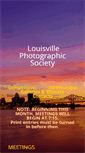 Mobile Screenshot of louisvillephotographic.org